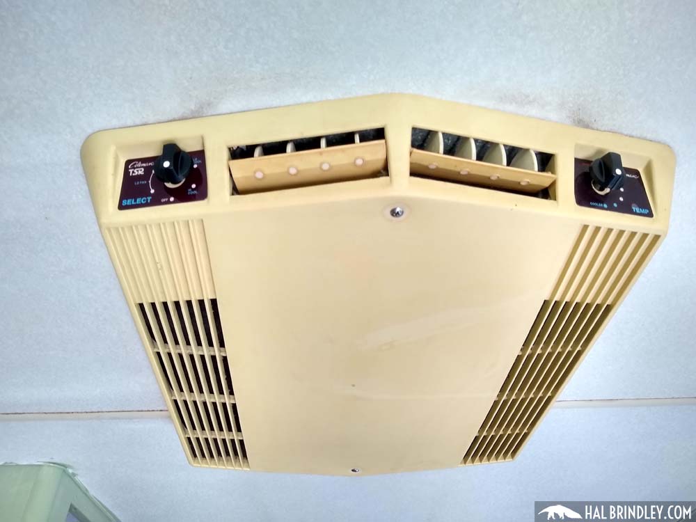 ceiling assembly of Coleman 7300 series Air Conditioner