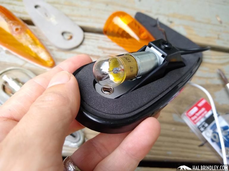 RV Roof Repair Step 11 Front RV Clearance Lights Hal Brindley