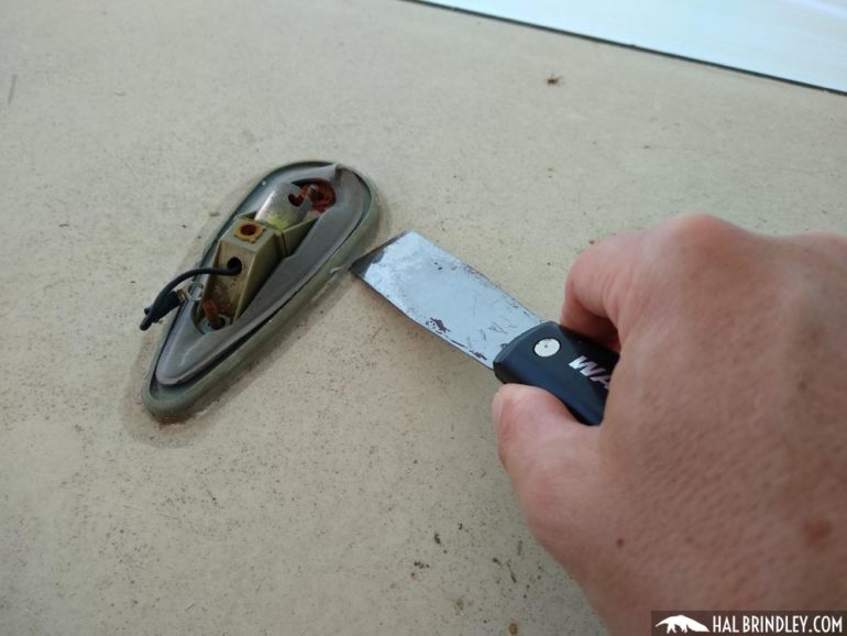 RV Roof Repair Step 11 Front RV Clearance Lights Hal Brindley