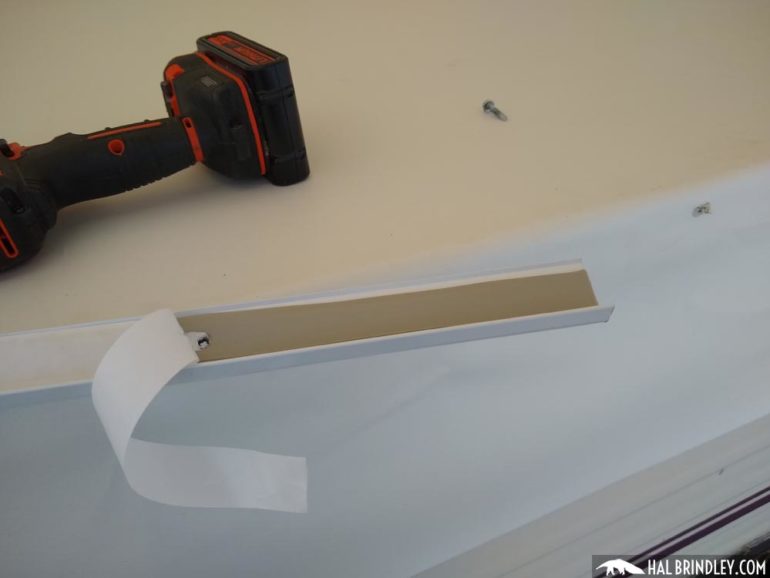 RV Roof Repair Step 16 Install RV Roof Trim Hal Brindley Wildlife Photography