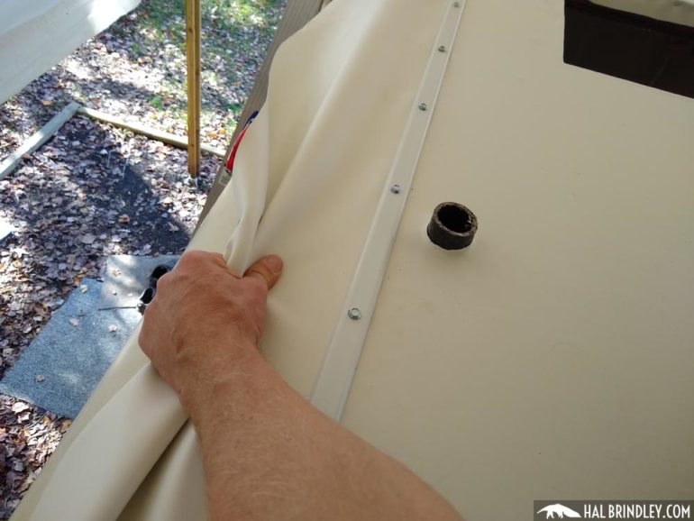 RV Roof Repair Step 16 Install RV Roof Trim Hal Brindley Wildlife Photography
